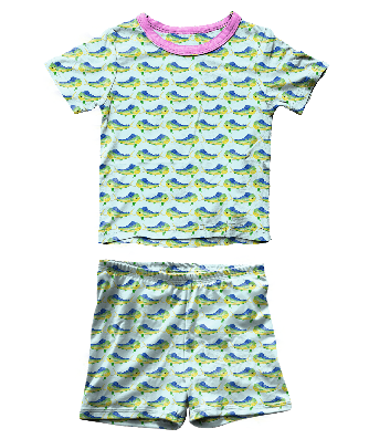 Dolphin Dance Pink Shorts Set