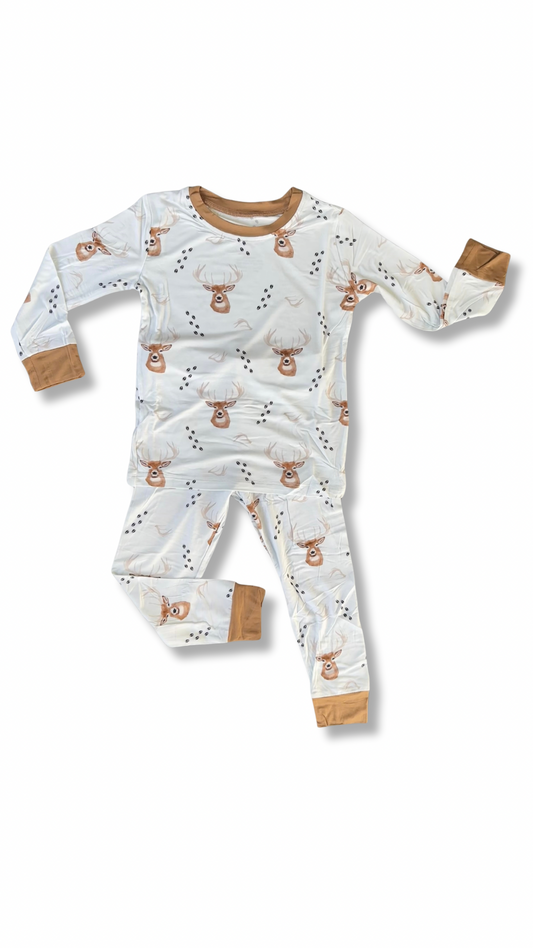 Bedtime Bucks Blue Two Piece Pajama