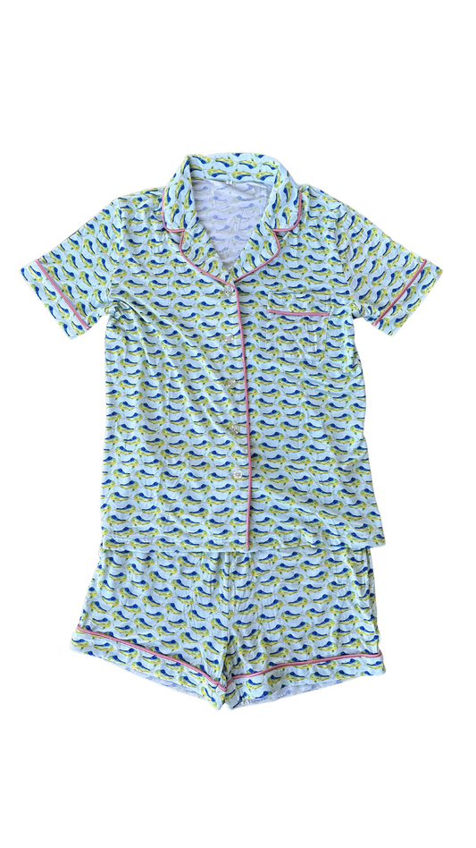 Mama's Dolphin Dance Two Piece Pajama