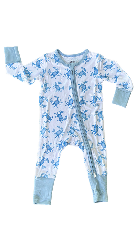 Carolina Blue Crabs Zippy Pajama