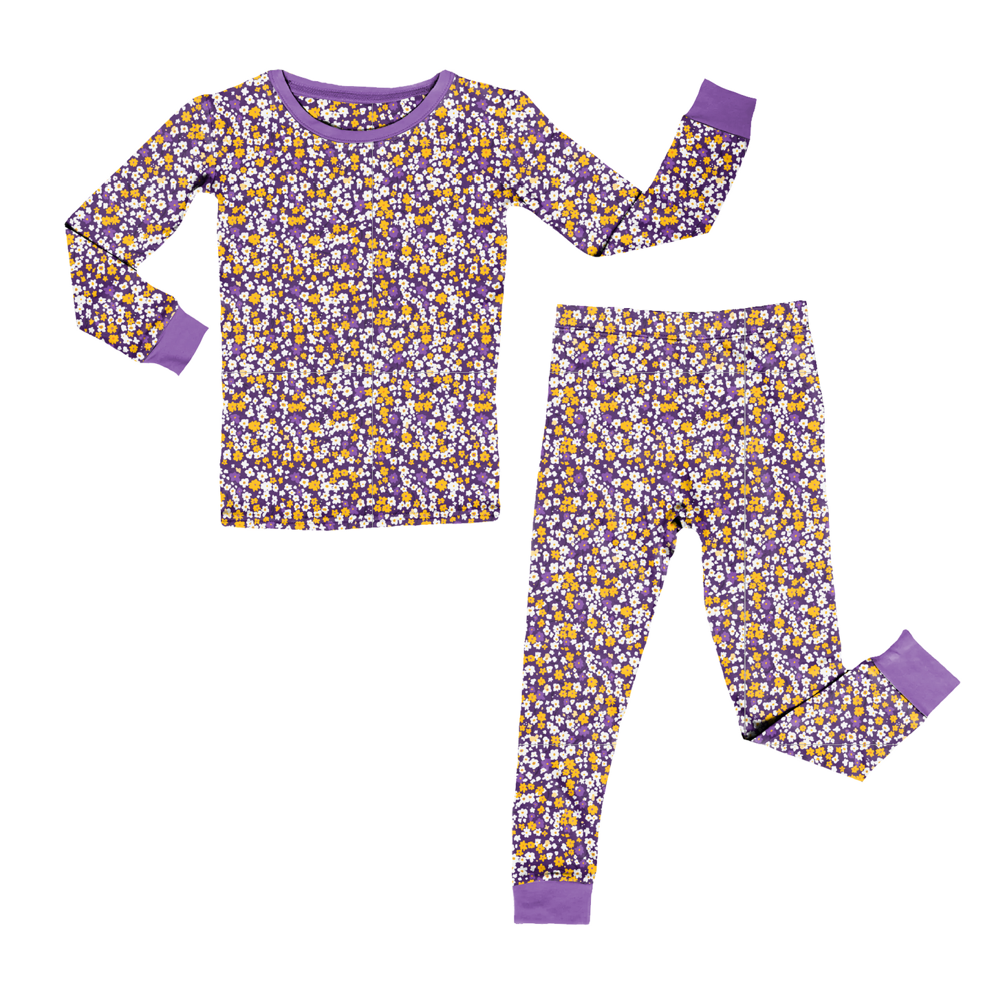 Pirate Petals Purple Two Piece Set