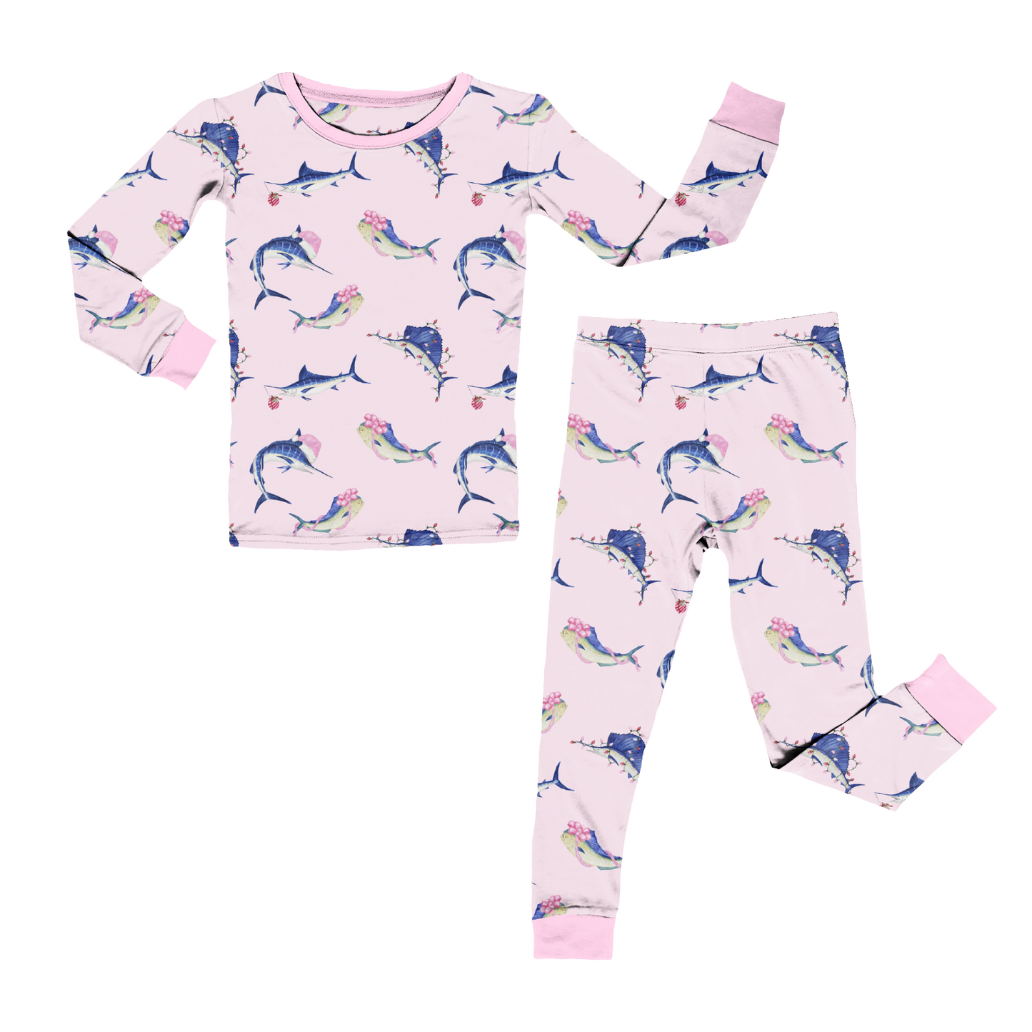 Gulf Stream Greetings Pink Two Piece Pajama Set