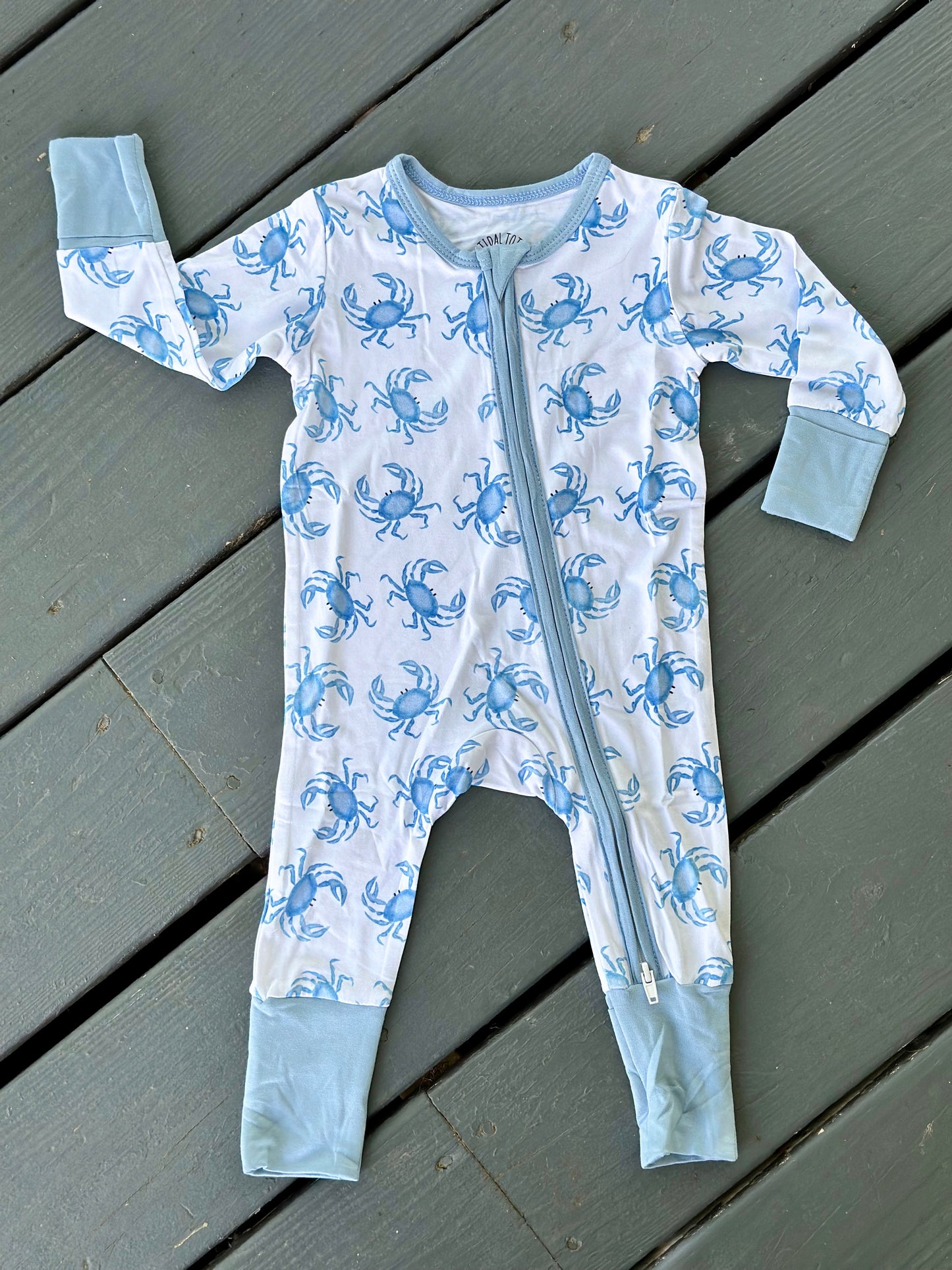 Carolina Blue Crabs Zippy Pajama