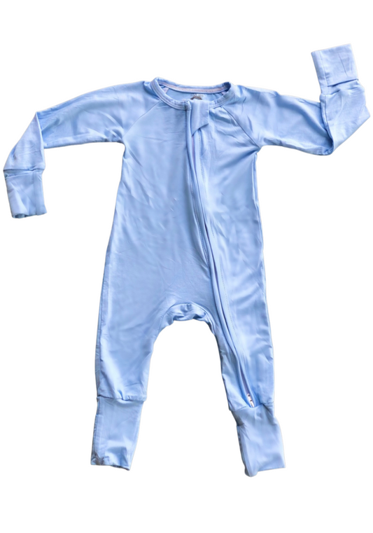 Morning Mist Blue Zippy Pajama