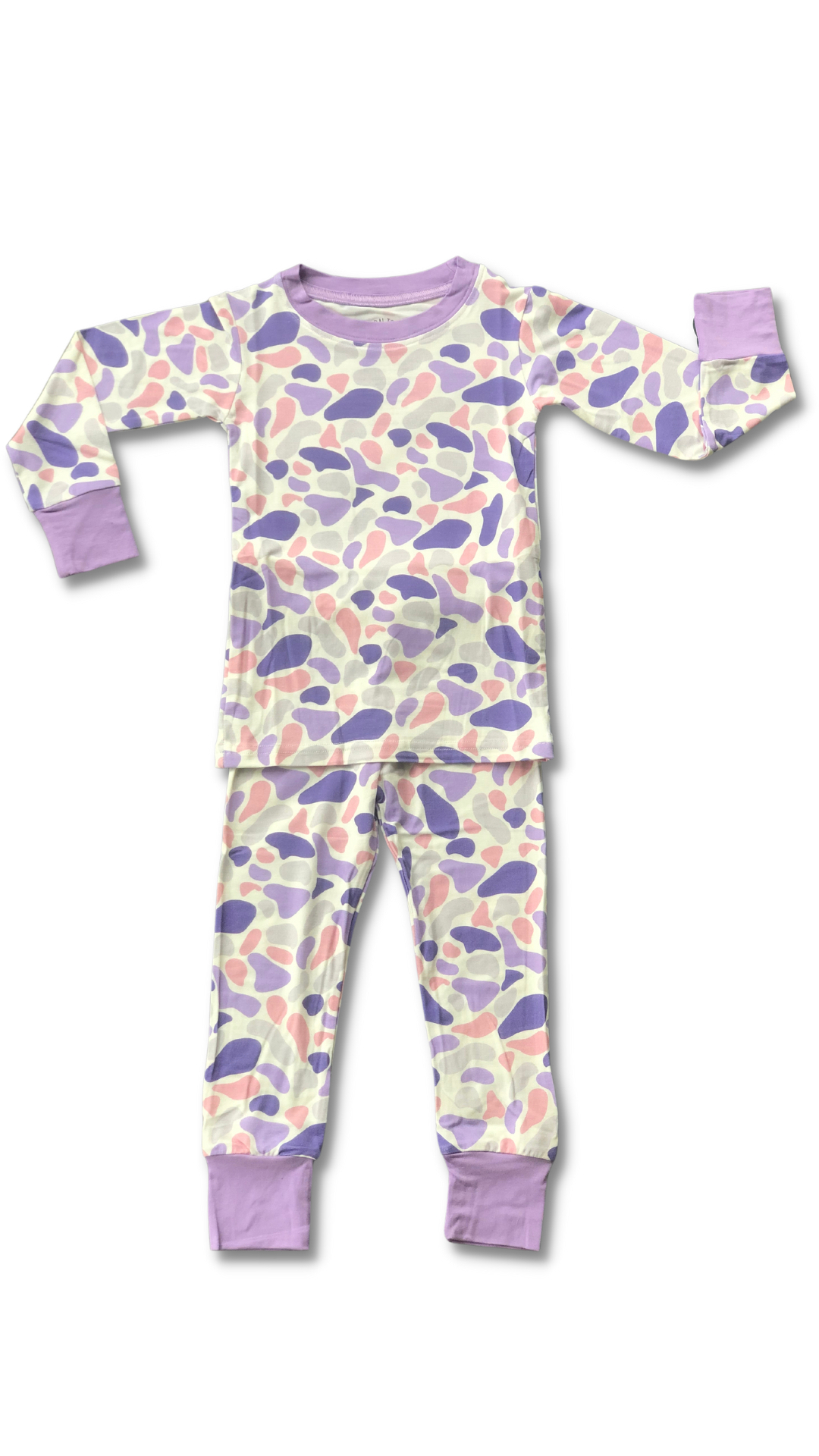 Retro Camo Purple Two Piece Pajama